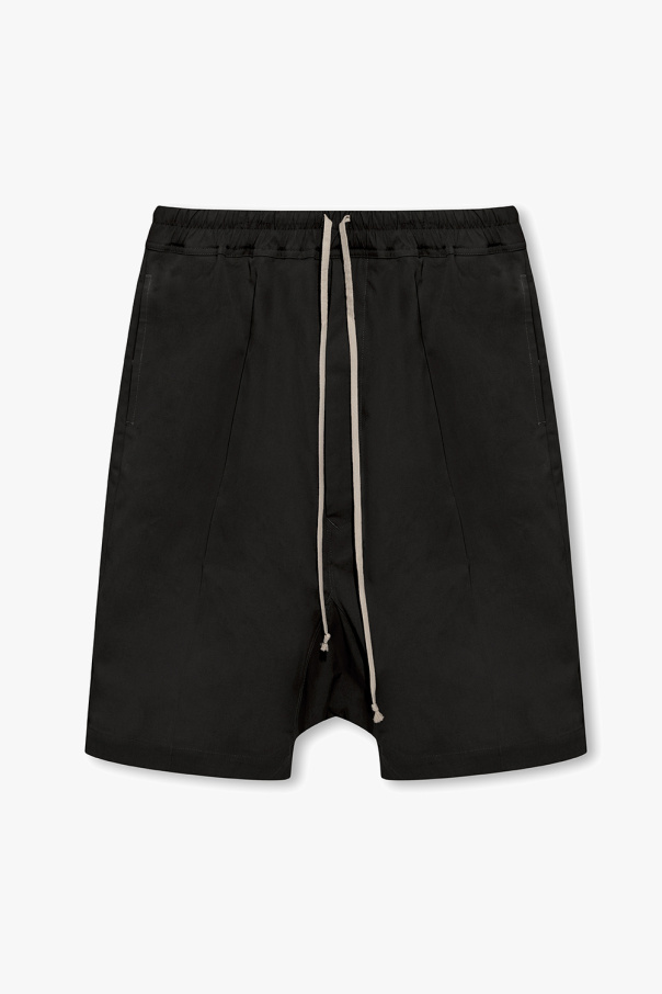 Black Dropped crotch shorts Rick Owens - bell bottom